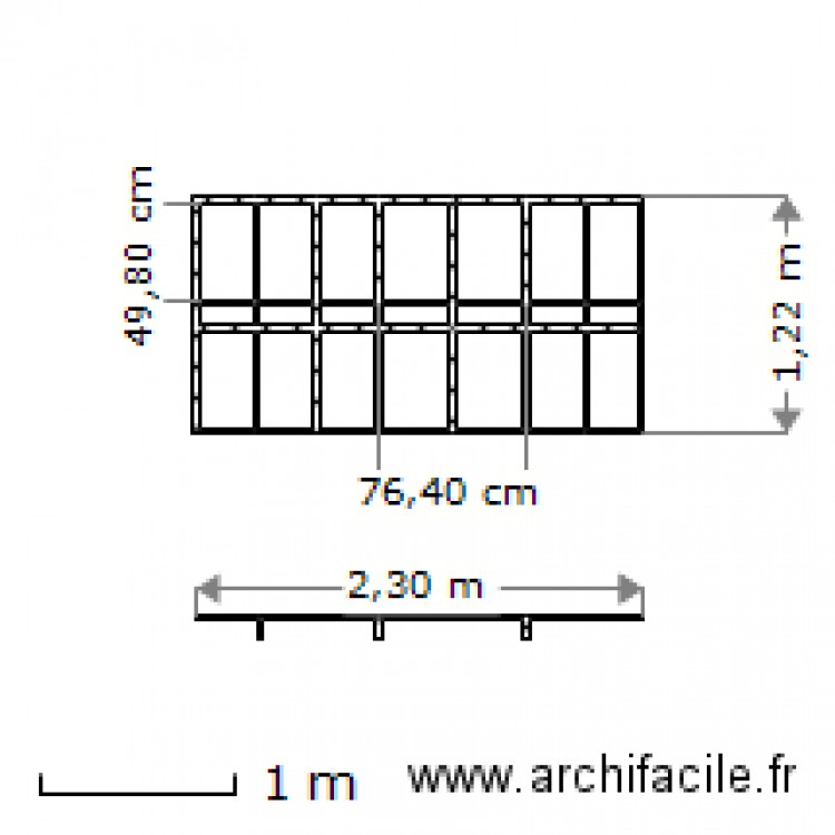 galerie. Plan de 0 pièce et 0 m2