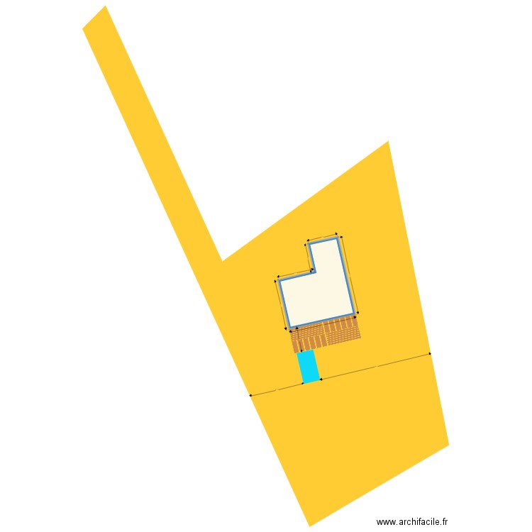 TANCREZ FESTUBERT. Plan de 1 pièce et 149 m2