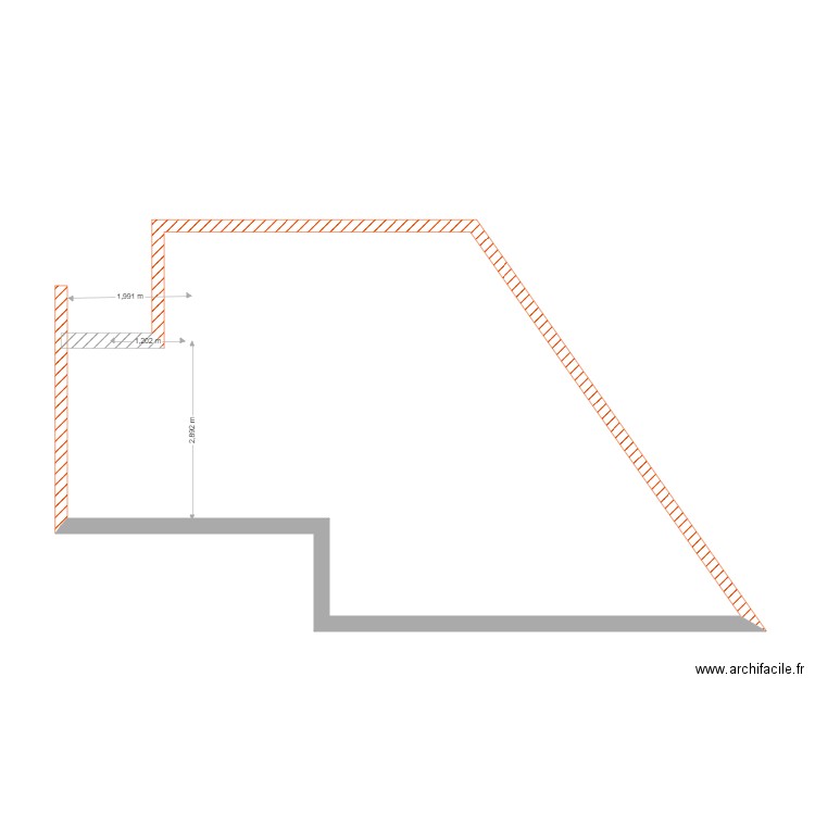 m2 terrasse. Plan de 0 pièce et 0 m2