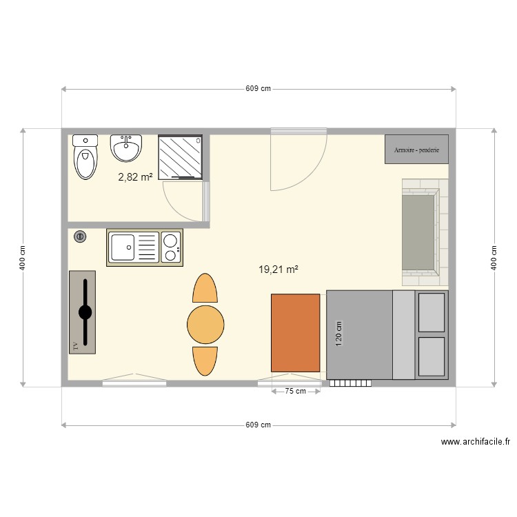  vvv. Plan de 0 pièce et 0 m2