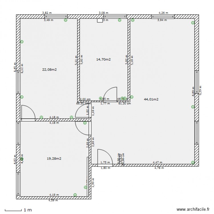 Tuilerie projet travaux. Plan de 0 pièce et 0 m2