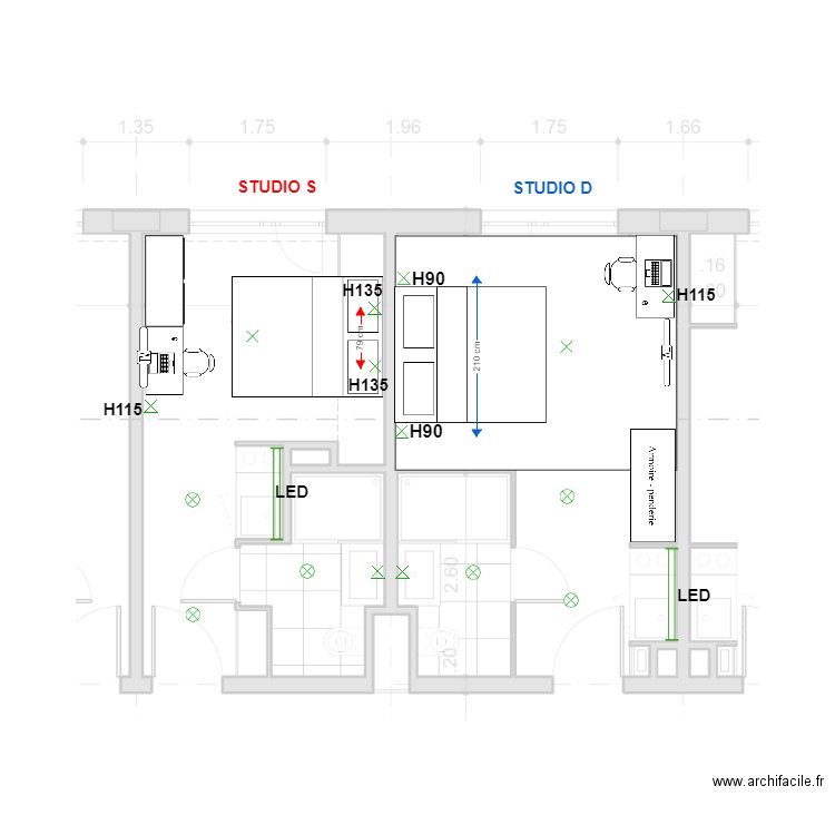 Suggestion luminaire LAMAS. Plan de 0 pièce et 0 m2