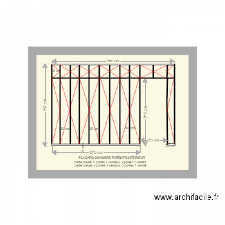 PLACARD SELLE chambre parents exterieur v3. Plan de 0 pièce et 0 m2