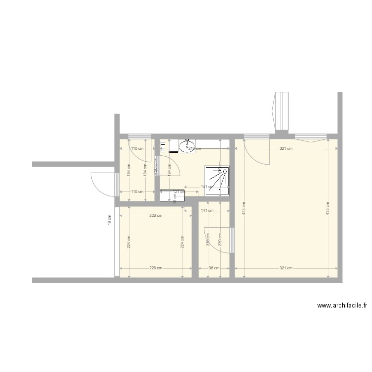 Salle de Bain Clermont cotation. Plan de 0 pièce et 0 m2