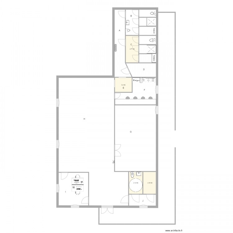 Amménagement ITIF. Plan de 0 pièce et 0 m2