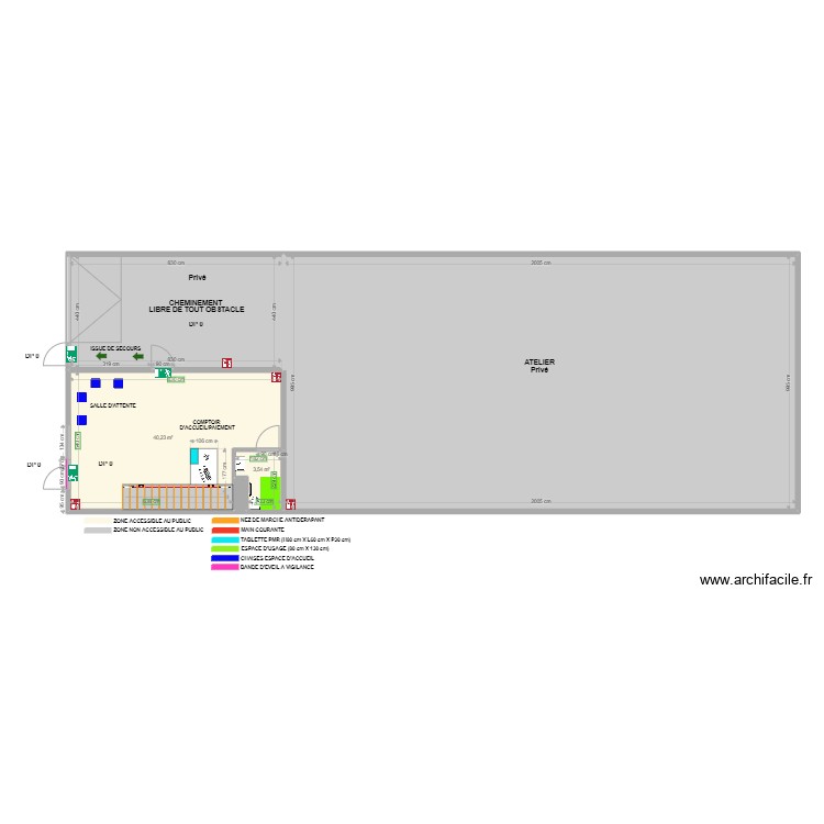 MC-R Performance RDC apr&egrave;s travaux. Plan de 0 pièce et 0 m2