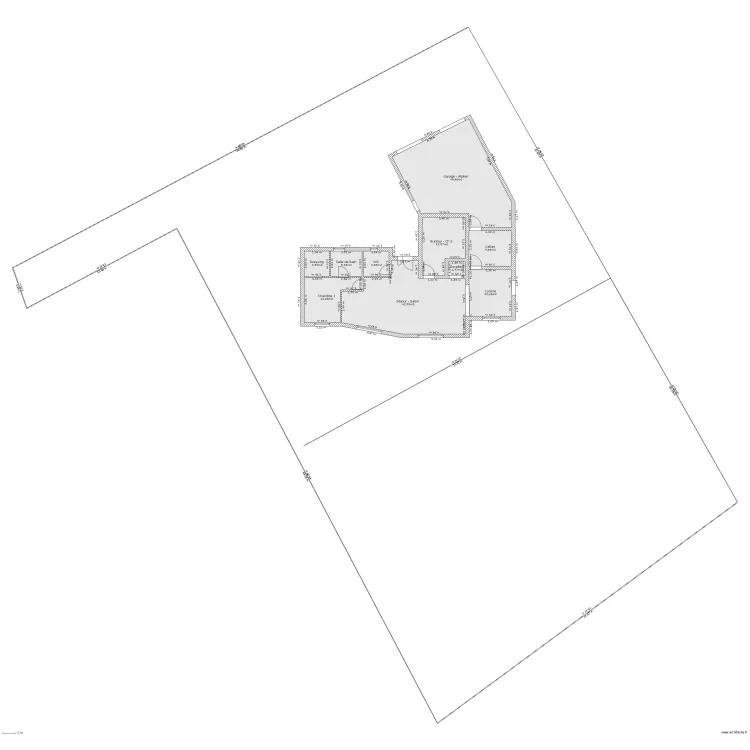 maison n&deg;2. Plan de 