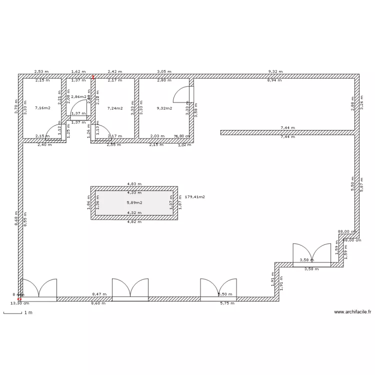 DF Tarbes RDC. Plan de DF Tarbes RDC. Plan de