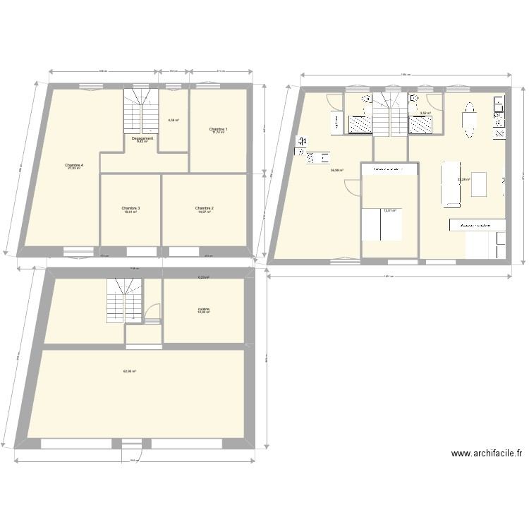 bureau benodet. Plan de 0 pièce et 0 m2