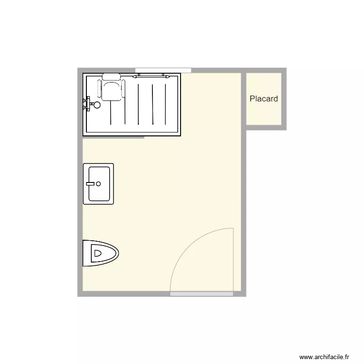 plan apr&egrave;s travaux LEAL 3. Plan de 