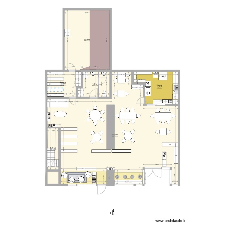 Local dépaysante v1. Plan de 0 pièce et 0 m2