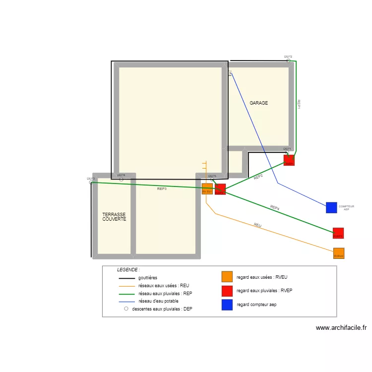CRECHE SUR SAONE NOGIER. Plan de 
