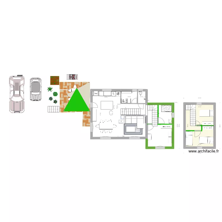 chalet ext. Plan de 