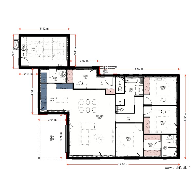 ezrerzr. Plan de 0 pièce et 0 m2