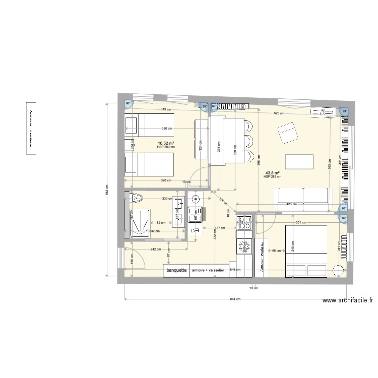 La roche projet 3. Plan de 0 pièce et 0 m2