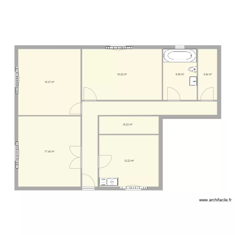 Appart38400. Plan de 