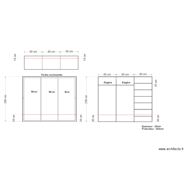 Dressing 2. Plan de 0 pièce et 0 m2