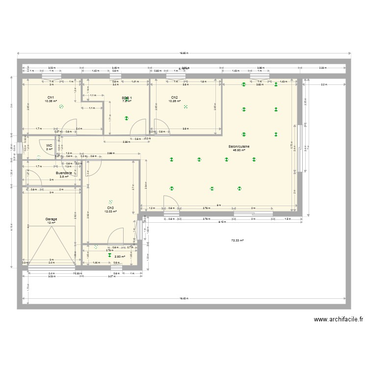 maison neuve plan elec. Plan de 0 pièce et 0 m2