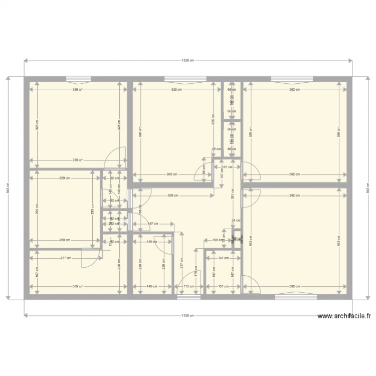 branges Stely. Plan de 0 pièce et 0 m2