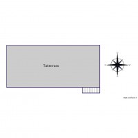 Planritning Av Purisima takterrass