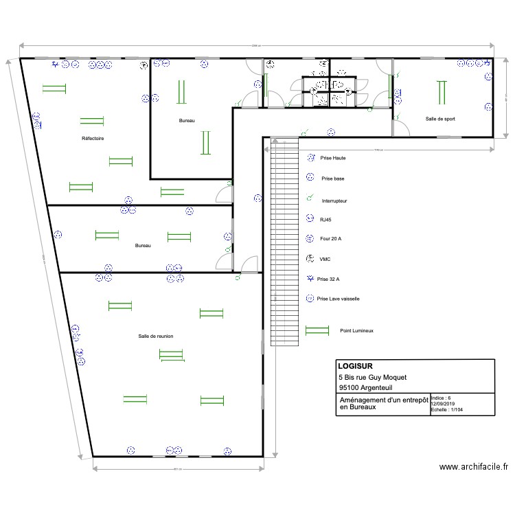 LOGISUR. Plan de 0 pièce et 0 m2