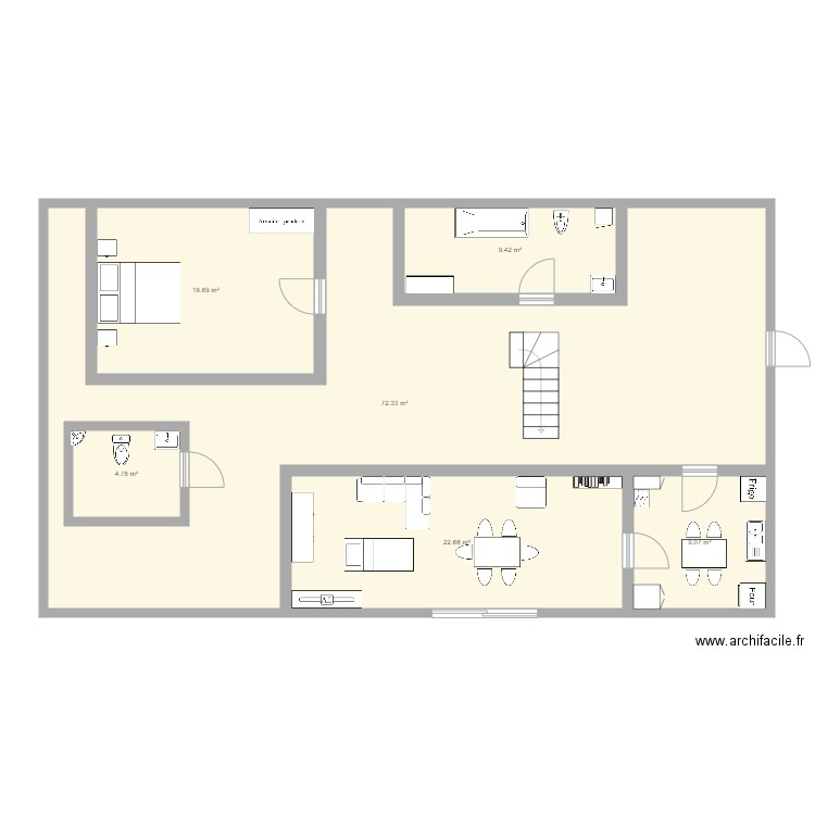 2eme plan maison alexia. Plan de 0 pièce et 0 m2