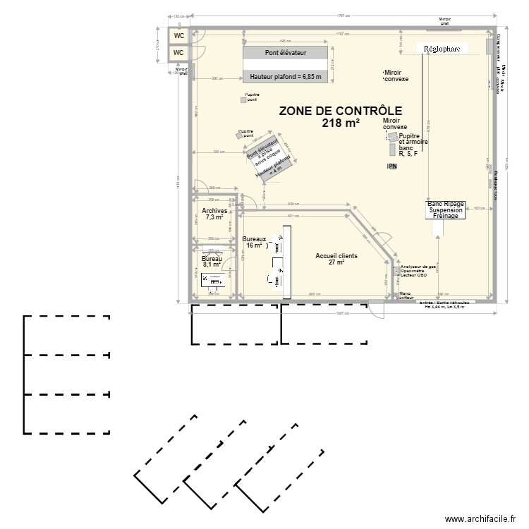 CCT VL FERRIERES EN BRIE. Plan de 6 pièces et 279 m2