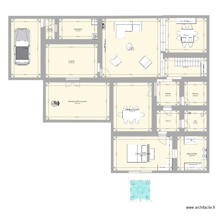 Plan 3. Plan de 0 pièce et 0 m2