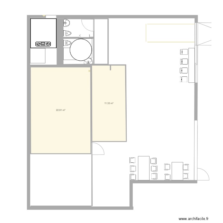 hangar final. Plan de 0 pièce et 0 m2