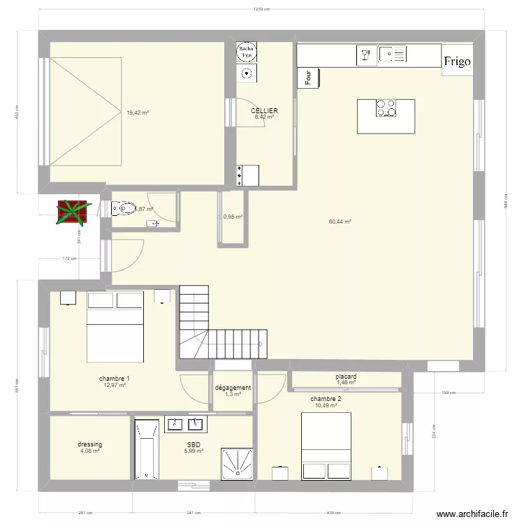 orleans rdc avec jardin version 2 rdc SANS JARDIN. Plan de orleans rdc avec jardin version 2 rdc SANS JARDIN. Plan de