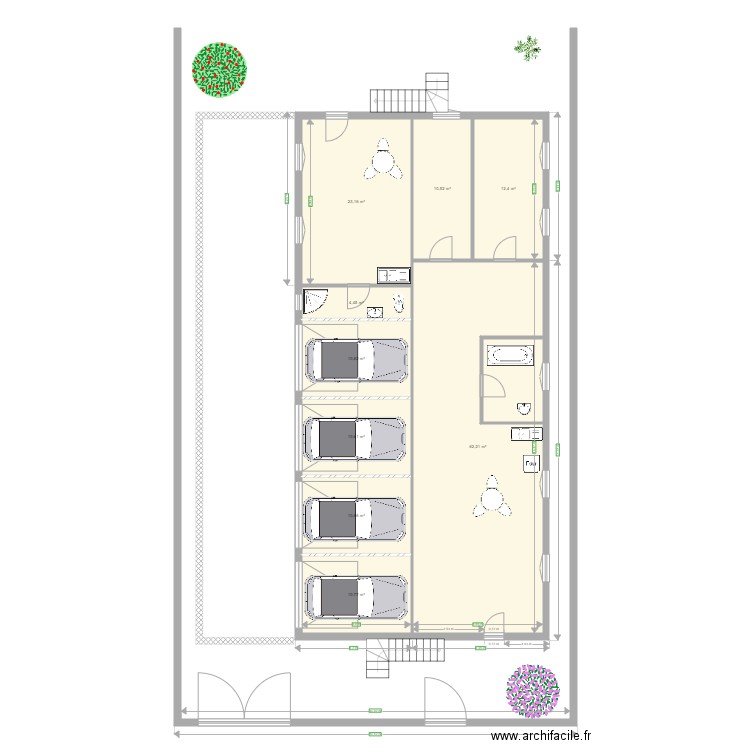 ASAExterieurRDC. Plan de 0 pièce et 0 m2