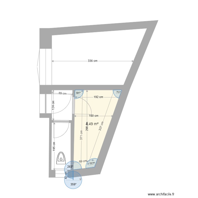 Suite parentale. Plan de 0 pièce et 0 m2