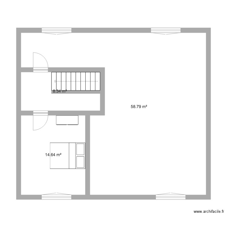 Pont a celle etage. Plan de 0 pièce et 0 m2