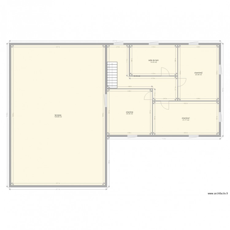 maisonbasemilieetage21metre. Plan de 0 pièce et 0 m2