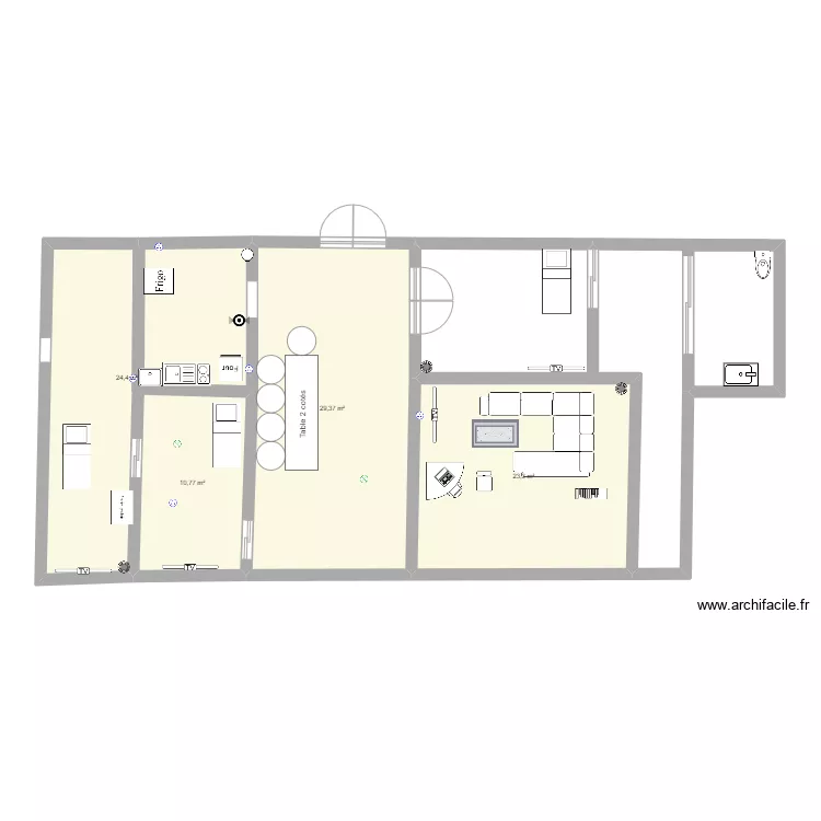 les appartement jo. Plan de les appartement jo. Plan de