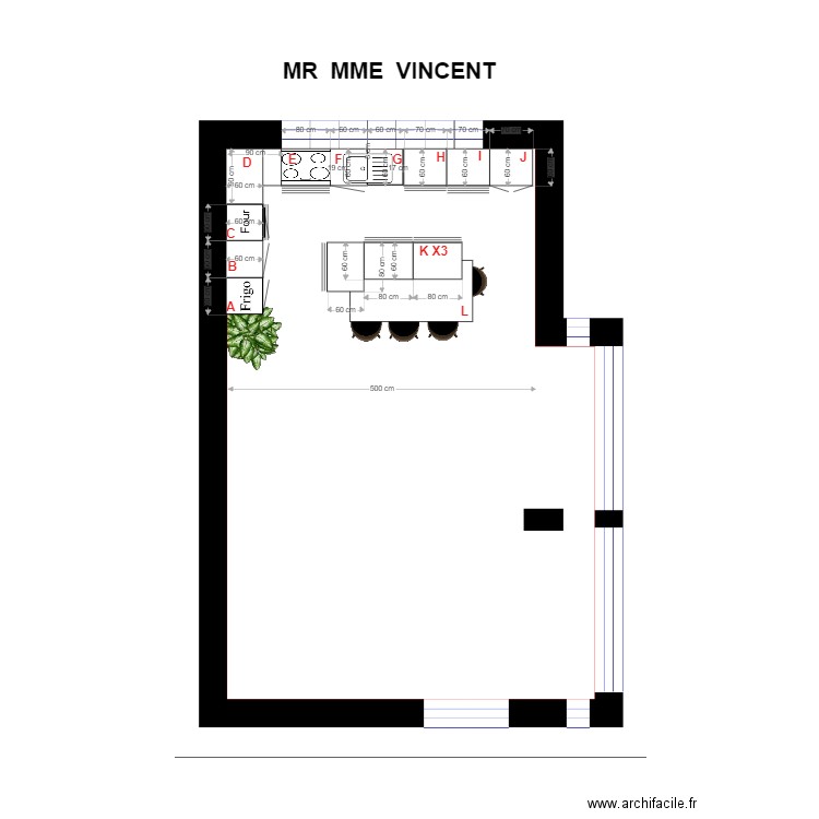 VINCENT. Plan de 0 pièce et 0 m2