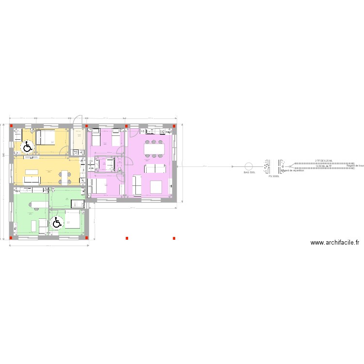 MAISON 2. Plan de 0 pièce et 0 m2