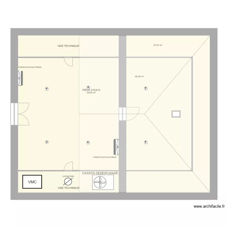 PROJET APRES TRAVAUX. Plan de 