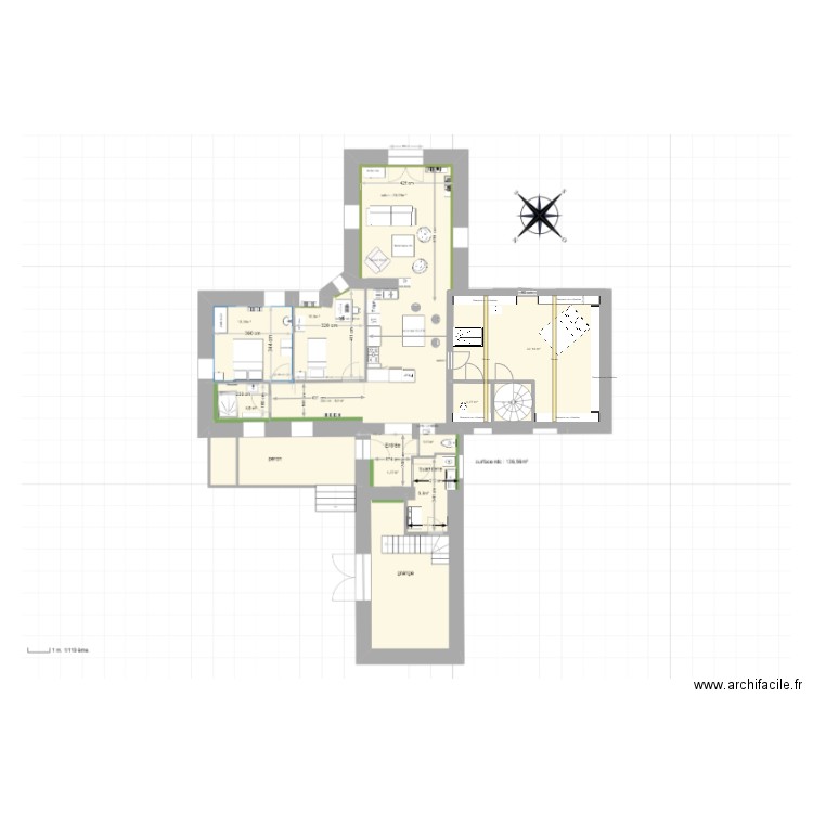 Etage + rdc branceilles. Plan de 0 pièce et 0 m2