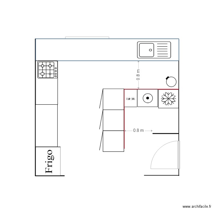 cuisine 2. Plan de 0 pièce et 0 m2