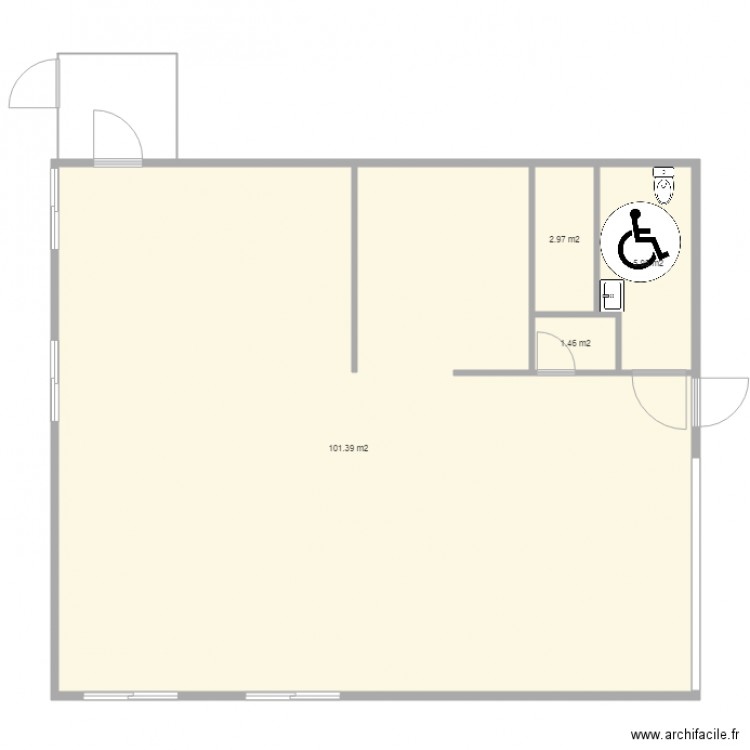 Ecole. Plan de 0 pièce et 0 m2