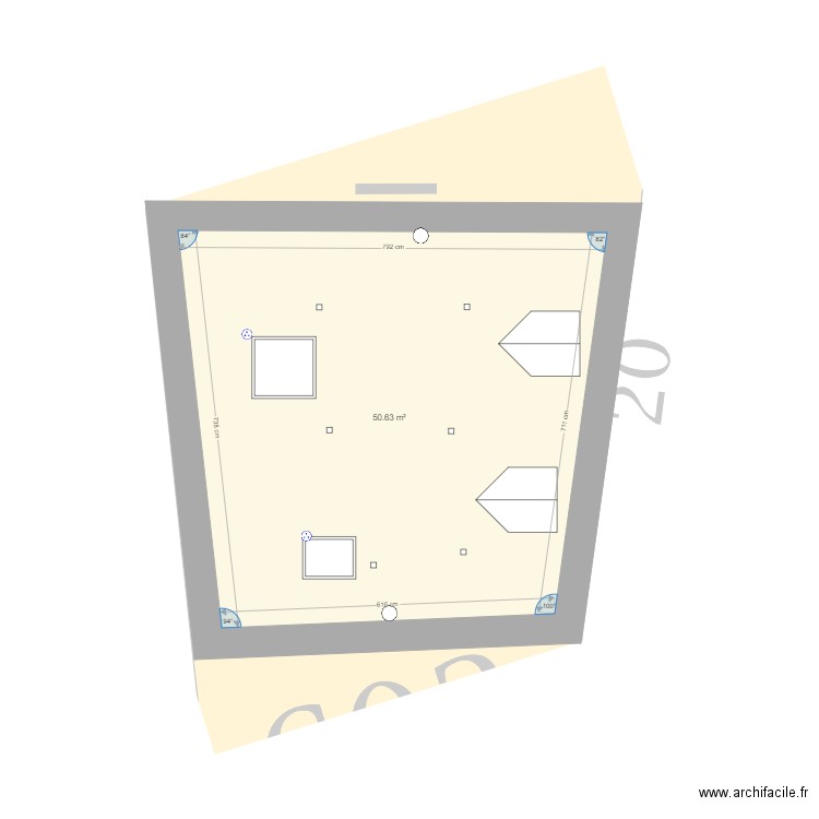 luchon toit 20201026. Plan de 0 pièce et 0 m2