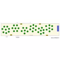 Grande salle Smith Haut Lafitte V3 - table 180 - 420 PAX 