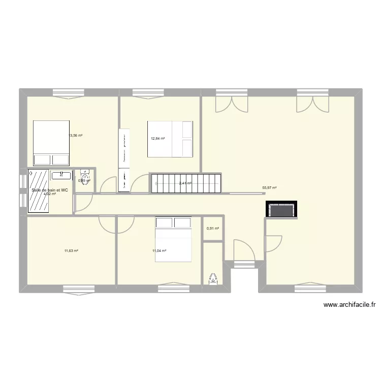 Solignac_2. Plan de 9 et 113 m² Solignac_2. Plan de 9 et 113 m²