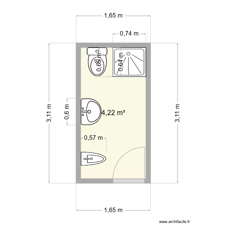 Gouiran initial. Plan de 