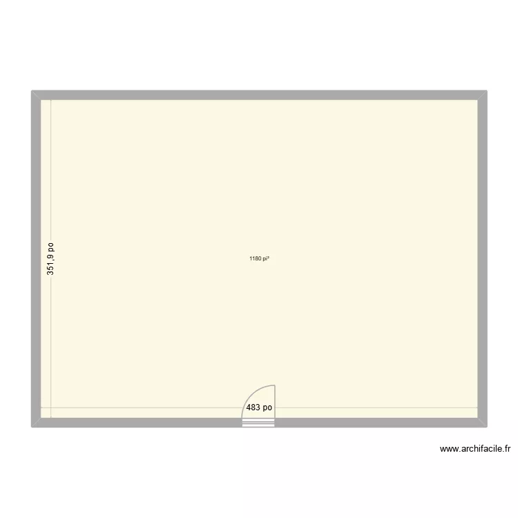 line. Plan de 1  et 110 m²