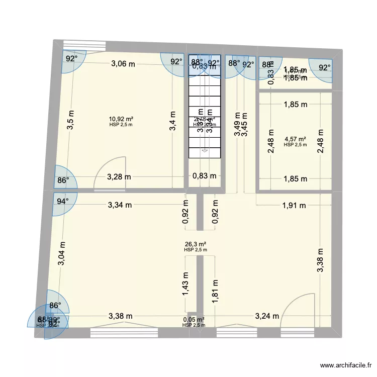 APP SAINT JULIEN GAUCHE. Plan de 7 Pièces et 46 m² APP SAINT JULIEN GAUCHE. Plan de 7 Pièces et 46 m²