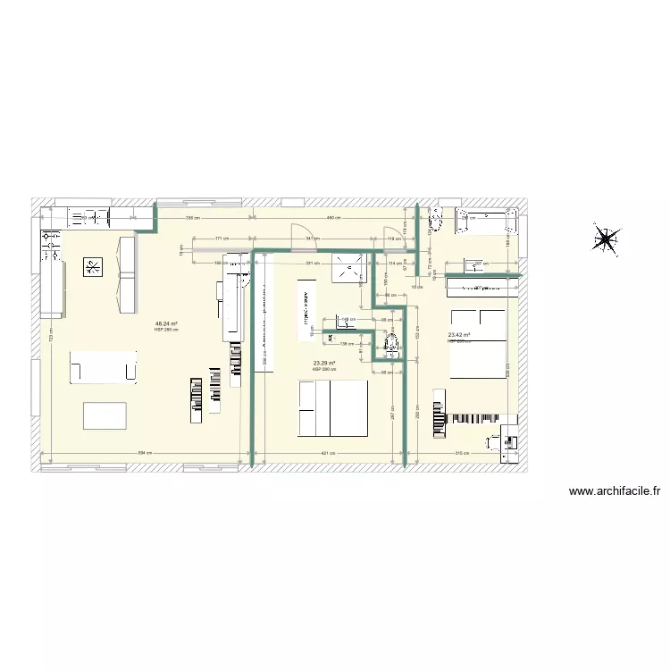 ma maison plain pied 2. Plan de 