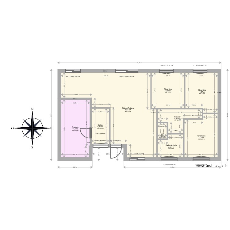 VEYRIERAS. Plan de 0 pièce et 0 m2