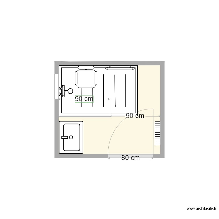 plan après travaux Jegard. Plan de 0 pièce et 0 m2